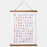 Hallo Random Text Earthy Colors