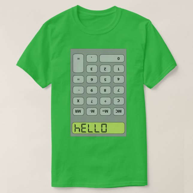 Hallo-Rechner T-Shirt (Design vorne)