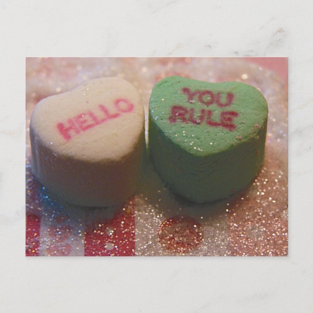 Hallo, Regel Postkarte (Vorderseite)