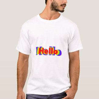 Hallo Regenbogen! T-Shirt