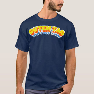 Hallo Retro-Kurve T-Shirt