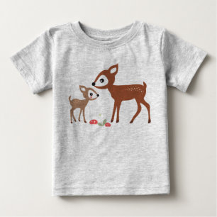 Hallo Rotwild! Bio Säuglings-Strampler Baby T-shirt