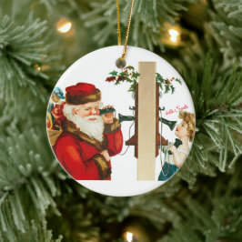 Hallo Santa Keramik Ornament