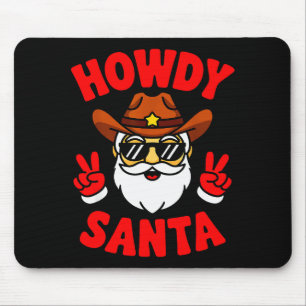 Hallo Santa Lustige Weihnachts-Pyjama-Party letzte Mousepad