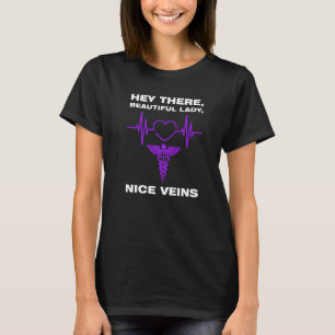 Hallo schöne Dame schöne Adern Rettungswagen Rettu T-Shirt