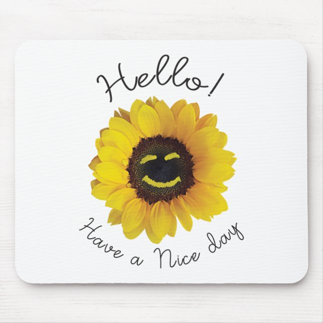 Hallo ! Schöne Tage Mousepad (Vorne)