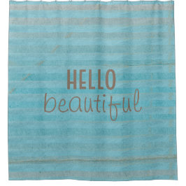 Hallo Schöner Chic und trendige gestreifte Design Duschvorhang