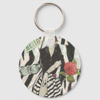 Hallo Schönes B&W! Schlüsselanhänger