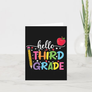 Hallo Schüler der 3. Klasse auf der Schule Karte