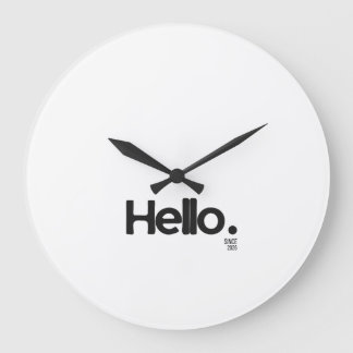 Hallo. Seit 2026 Wanduhr