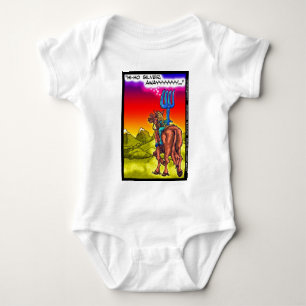 Hallo Silber? Lustige Lone Ranger Parodie Cartoon  Baby Strampler