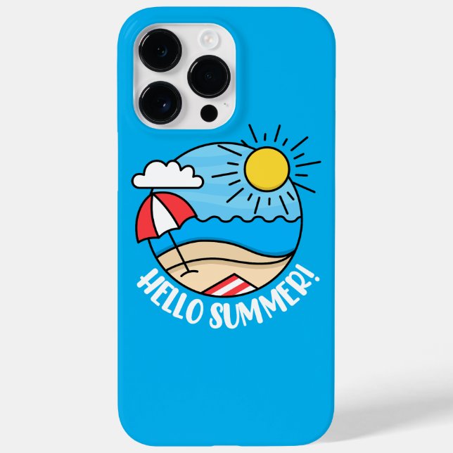 Hallo Sommer 2 Case-Mate iPhone Hülle (Rückseite)