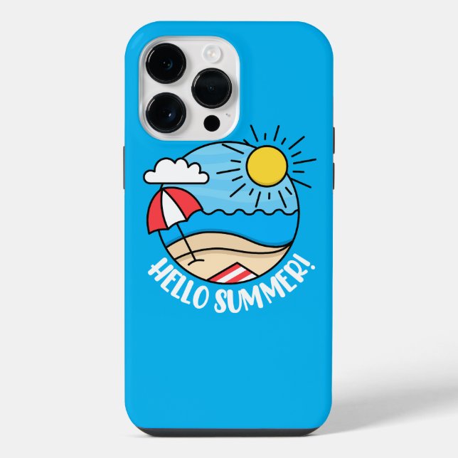 Hallo Sommer 2 iPhone Hülle (Rückseite)