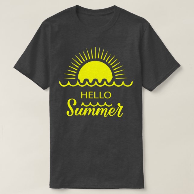 Hallo Sommer 2 T-Shirt (Design vorne)