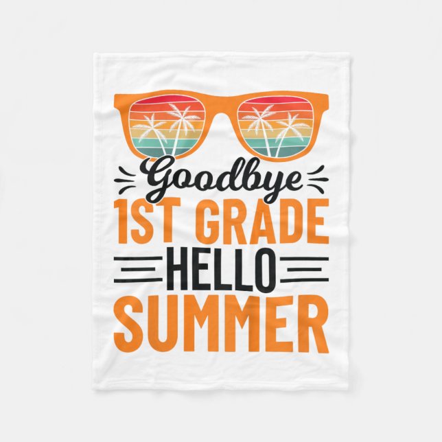 Hallo Sommer 3 Fleecedecke (Vorderseite)