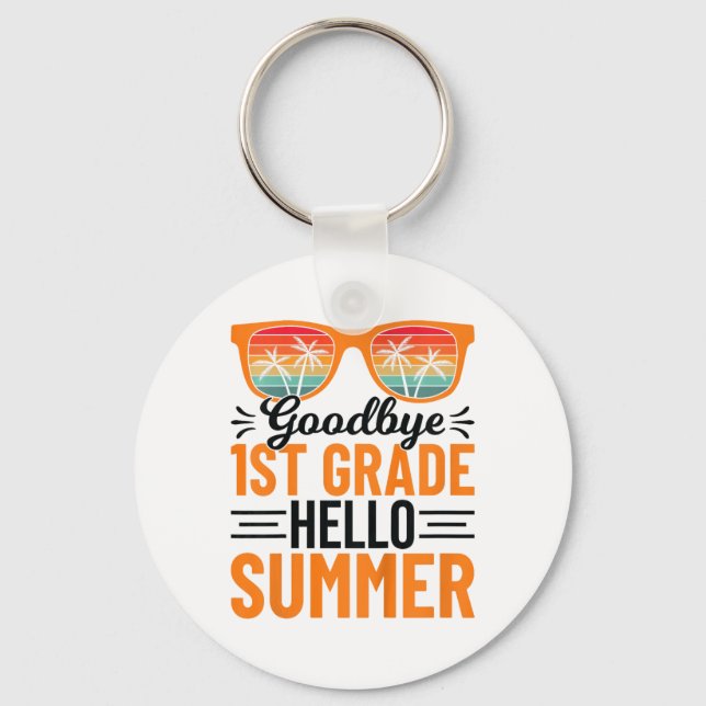 Hallo Sommer 3 Schlüsselanhänger (Vorderseite)