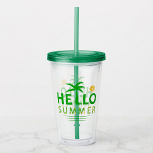Hallo Sommer Acryltrinkbecher
