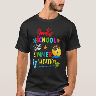 Hallo Sommer am letzten Tag Schuljunge T-Shirt