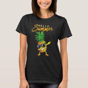 Hallo Sommer Ananas Sonnenbrille Aloha Beaches Ha T-Shirt