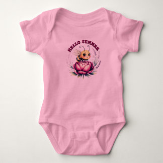 Hallo Sommer Babys Body Baby Strampler