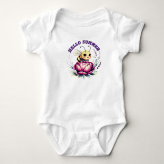 Hallo Sommer Babys Bodysuit Baby Strampler