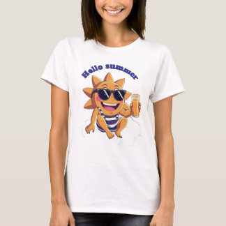 Hallo Sommer Babys Bodysuit T-Shirt