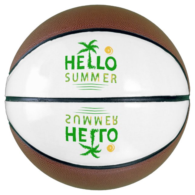 Hallo Sommer Basketball (Vorderseite)