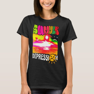 Hallo Sommer Berge Farben Sonnenschein T-Shirt