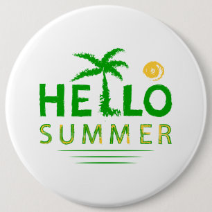Hallo Sommer Button