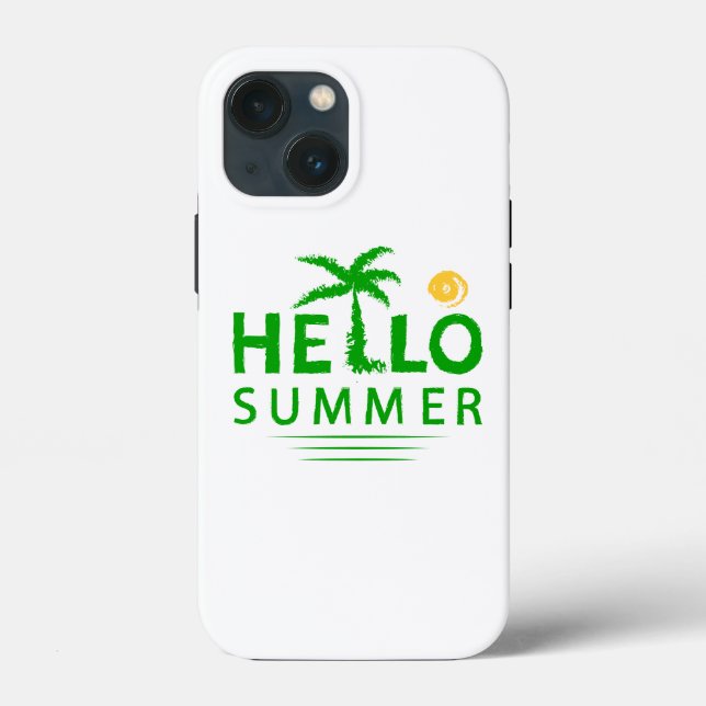 Hallo Sommer Case-Mate iPhone Hülle (Rückseite)