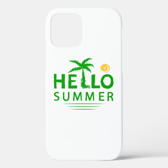 Hallo Sommer Case-Mate iPhone Hülle (Rückseite)