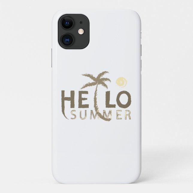 Hallo Sommer Case-Mate iPhone Hülle (Rückseite)
