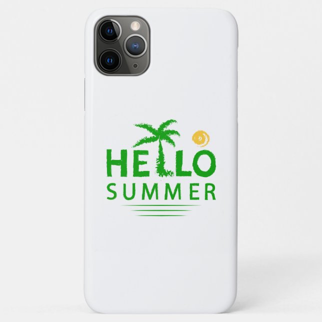 Hallo Sommer Case-Mate iPhone Hülle (Rückseite)