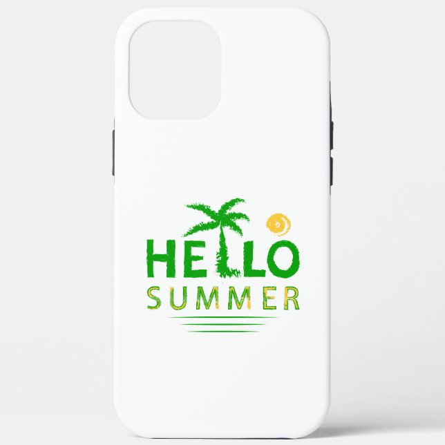 Hallo Sommer Case-Mate iPhone Hülle (Rückseite)