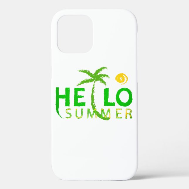 Hallo Sommer Case-Mate iPhone Hülle (Rückseite)