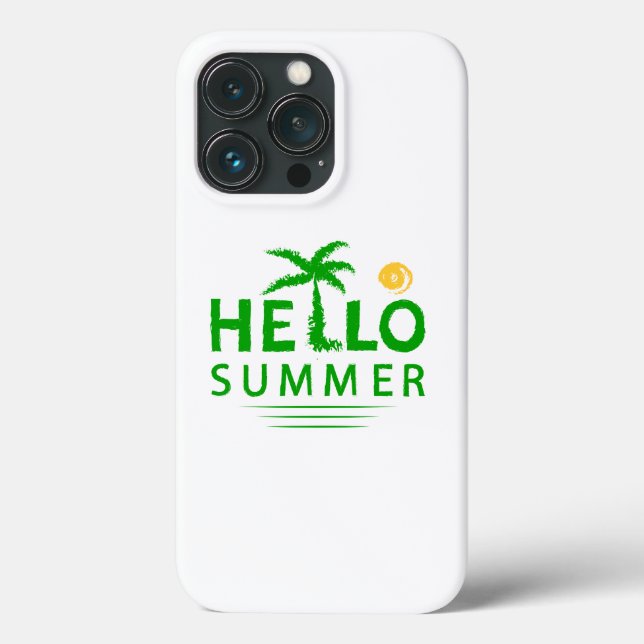 Hallo Sommer Case-Mate iPhone Hülle (Rückseite)