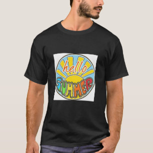 Hallo Sommer   Farbige Sommer-Vibes Gestaltung T-Shirt