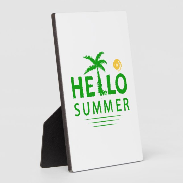 Hallo Sommer Fotoplatte (Seite)