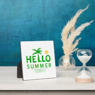 Hallo Sommer Fotoplatte