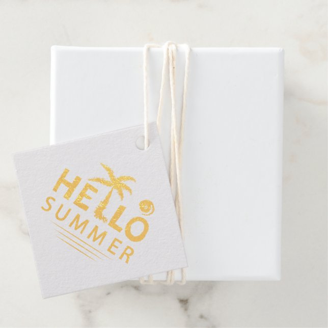 Hallo Sommer Geschenkanhänger (Mit Box)