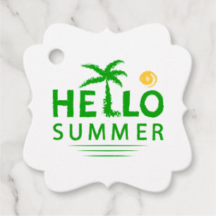 Hallo Sommer Geschenkanhänger