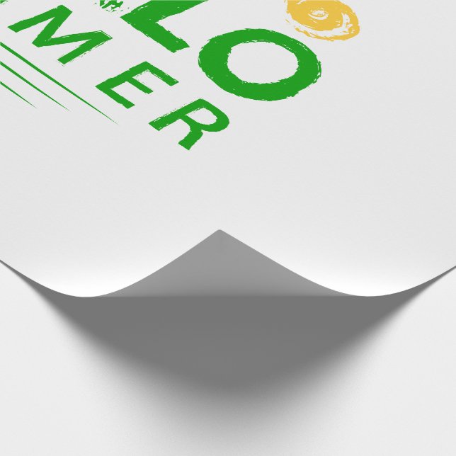 Hallo Sommer Geschenkpapier (Ecke)