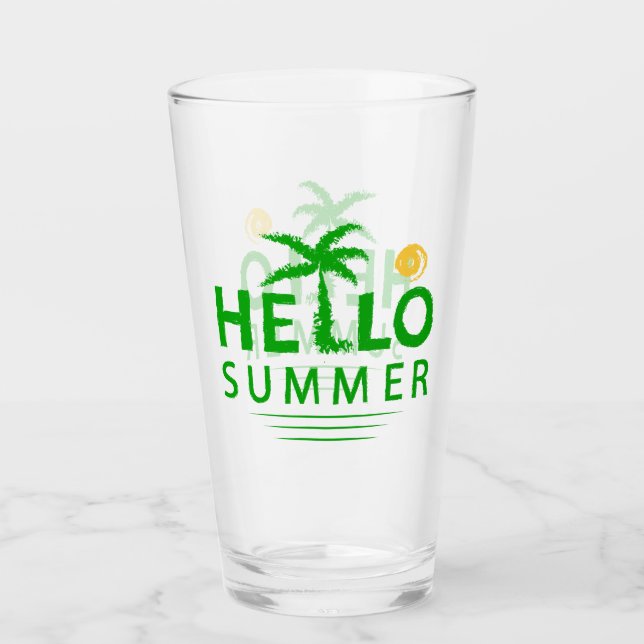 Hallo Sommer Glas (Vorderseite)