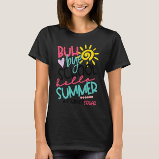 Hallo Sommer Glück am letzten Schultag von 1. Grad T-Shirt