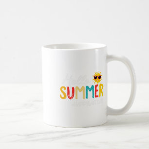 Hallo Sommer glücklich letzten Tag der Lehrerin St Kaffeetasse