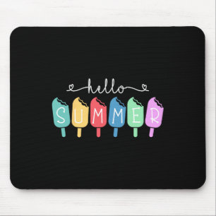 Hallo Sommer glücklich Letzten Tag Lehrerin Studen Mousepad