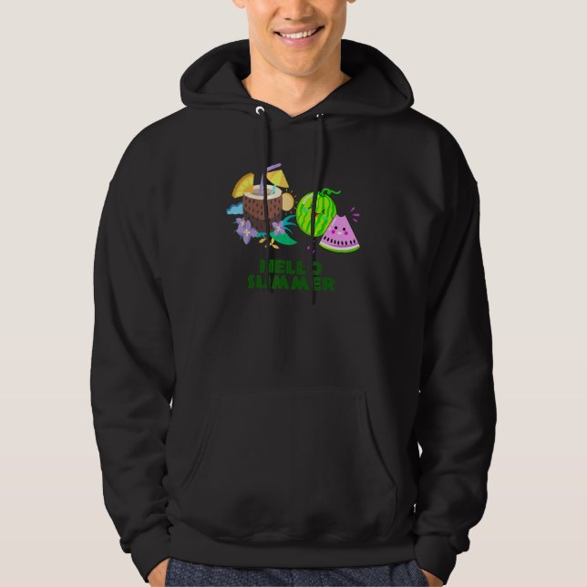 Hallo Sommer Gnom Hoodie (Vorderseite)