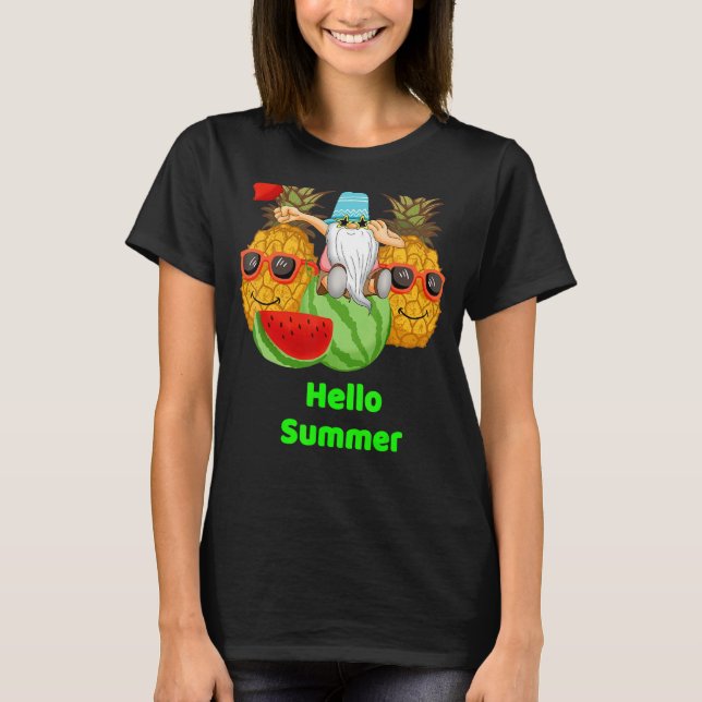 Hallo Sommer Gnome 3 T-Shirt (Vorderseite)