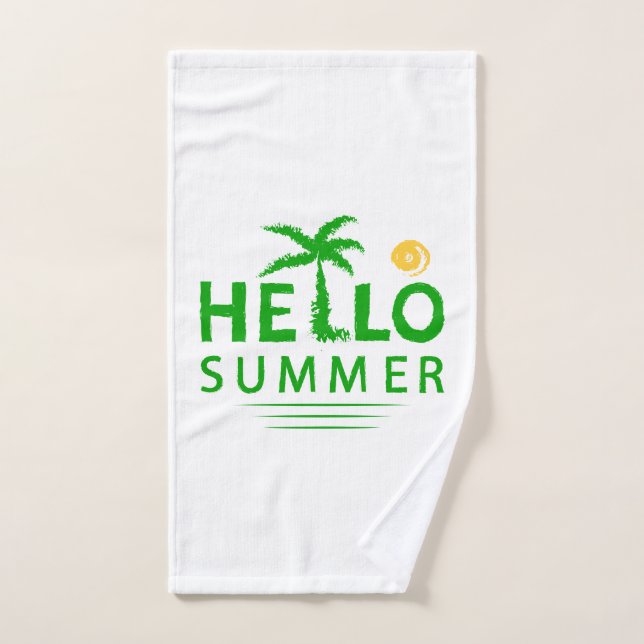 Hallo Sommer Handtuch (Handtuch)