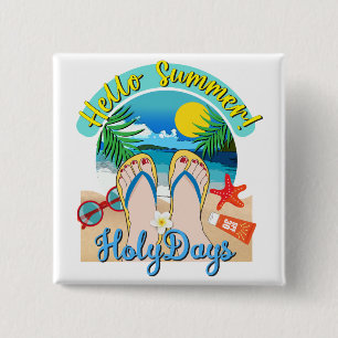 Hallo Sommer - Heilige Tage Button